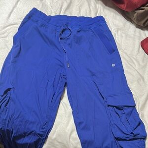 Women Blue Athletic Pants